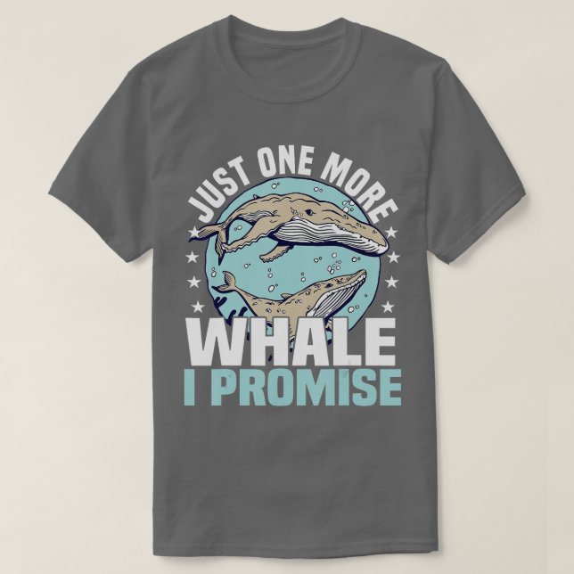 Whale, der nur noch einen Wal beobachtet, versprec T-Shirt (Design vorne)