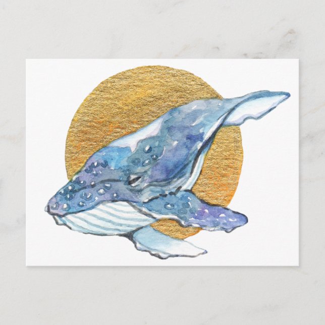 Whale Dream Postkarte (Vorderseite)