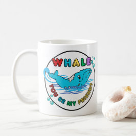 Whale du bist mein Freund Blue Bubble Humpback Wha Kaffeetasse
