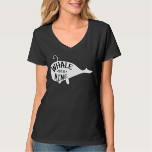 Whale du bist meine Niedliche Orca Blue Whale Silh T-Shirt