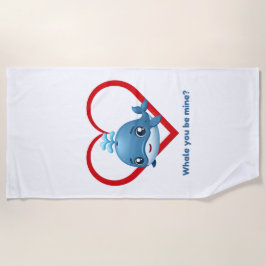 Whale du meins? strandtuch