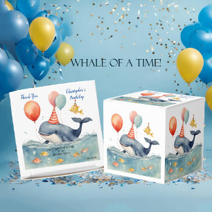 Whale eines Geburtstags eines Zeitjungen Geschenkschachtel
