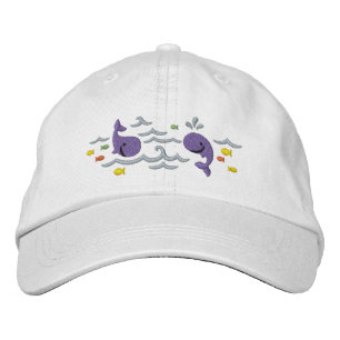Whale Fun Bestickte Baseballkappe