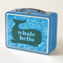 Whale Hello Metal Lunchbox