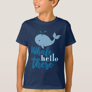 Whale Hello There Whale Cartoon Niedlich Baby Whal T-Shirt