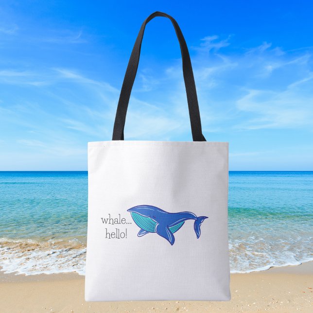 Whale Hello Tote Bag (Von Creator hochgeladen)