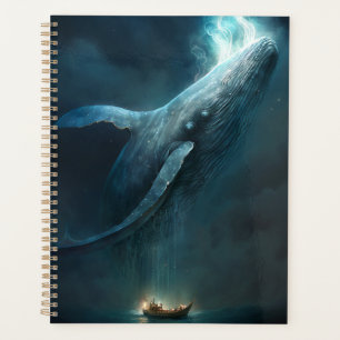 Whale in der Sky Fantasy Art Planer