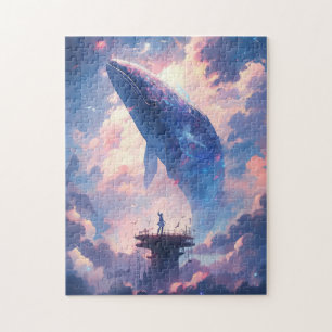 Whale in der Sky Fantasy Art Puzzle