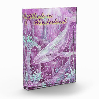 Whale in Wonderland Underwater Art Fotoblock