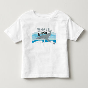 Whale is not a fish kleinkind t-shirt