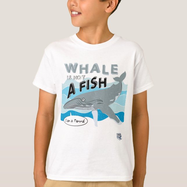 Whale is not a fish T-Shirt (Vorderseite)