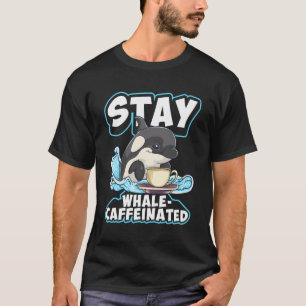 Whale Kaffee Pun Men Funny Orca T-Shirt