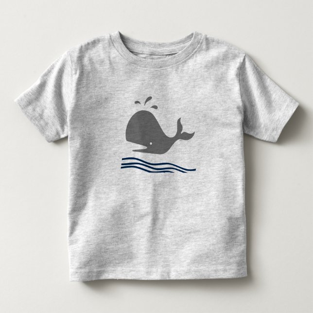 Whale Kleinkind T-shirt (Vorderseite)