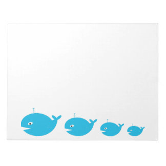 Whale Large Notizblock