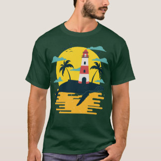 Whale Lighthouse T-Shirt