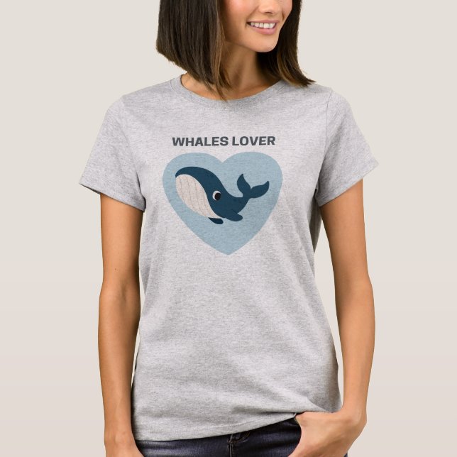 Whale Lover T-Shirt (Vorderseite)