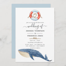 Whale Nautical Wedding