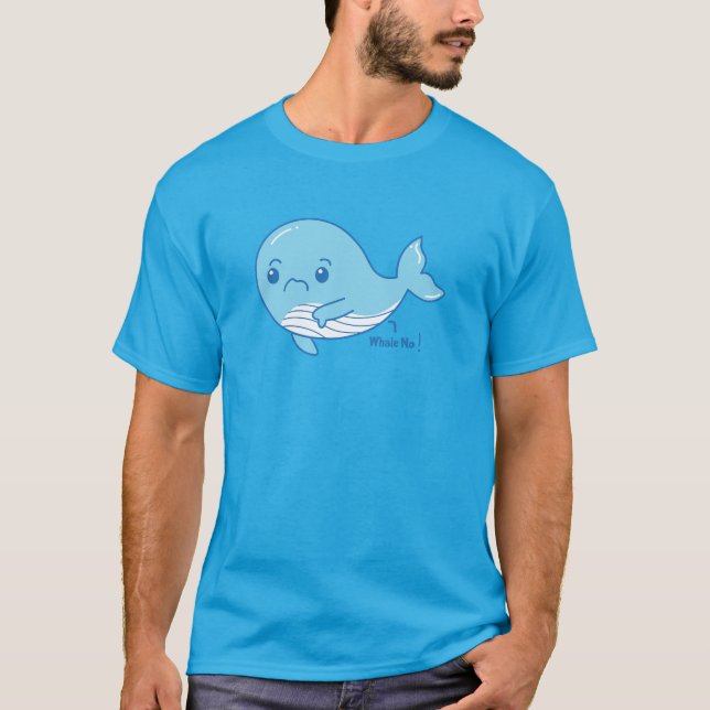 Whale Nein! Wal der Missbilligung T-Shirt (Vorderseite)