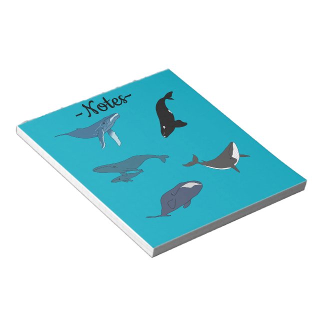Whale Notizblock (angewinkelt)