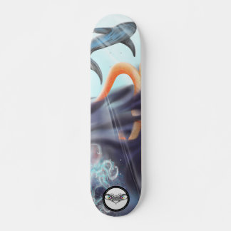 Whale-Oktopus-Qualle glühender Wasserwelt Skateboard