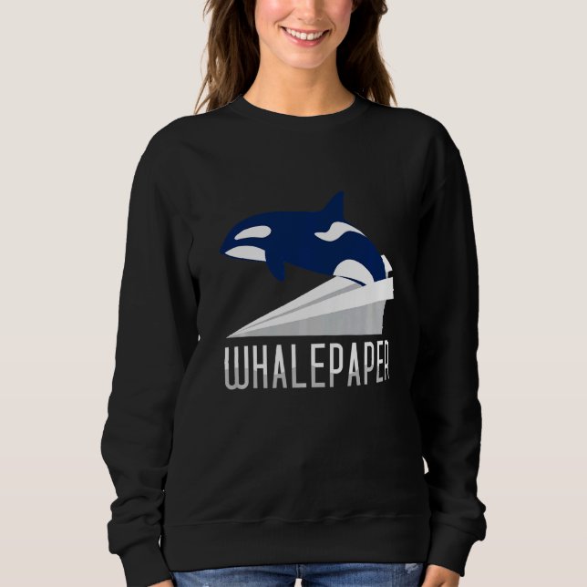 Whale Orca Sweatshirt (Vorderseite)