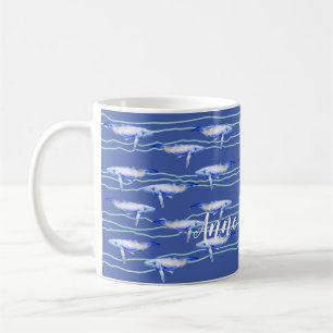 Whale Orca Wal Muster Leben im Ozean  Kaffeetasse