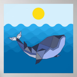 Whale Poster