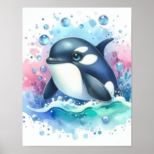 Whale Poster