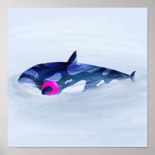 Whale Poster