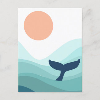 Whale Postkarte
