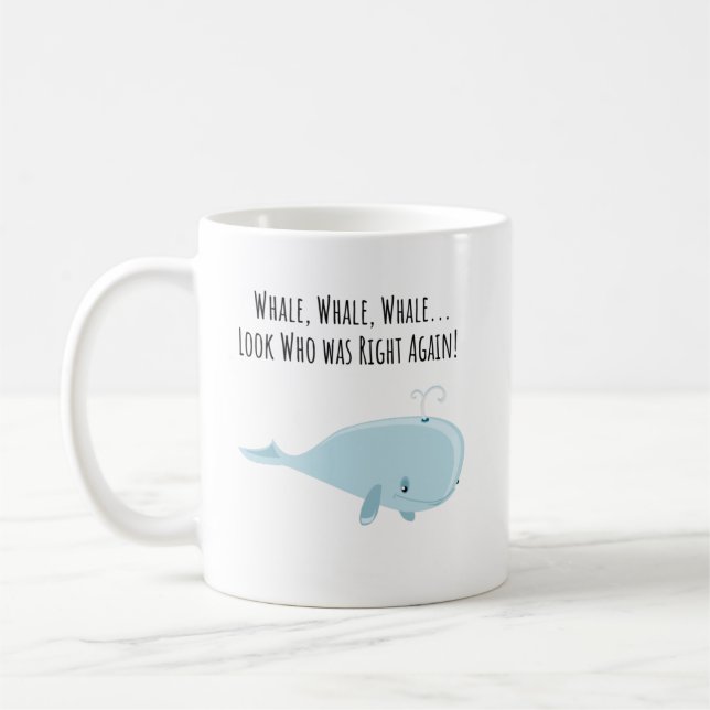 Whale Pun - Tasse - Custom Tasse - Keramik (Links)