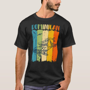 Whale Retro dominikanische Matching Friends Family T-Shirt