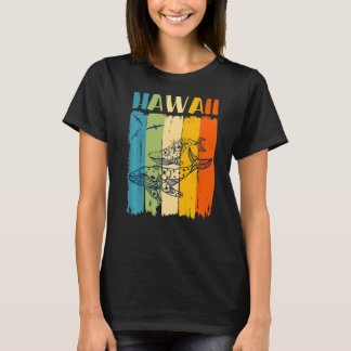 Whale Retro Hawaii Hawaiian Matching Best Friends T-Shirt