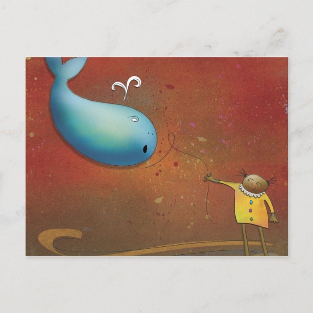 Whale Rider - Neuseeland Postkarte (Vorderseite)