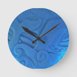 Whale Room at Hotel de Glace, Quebec, Canada Runde Wanduhr