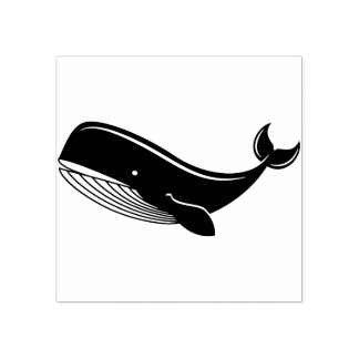 Whale Rubber-Briefmarke Gummistempel