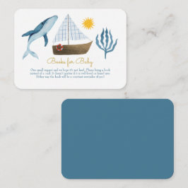 Whale-Sea-Bücher für Wasserfarben Begleitkarte