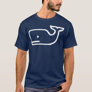 Whale Shark Beluga Orca Navy T-Shirt