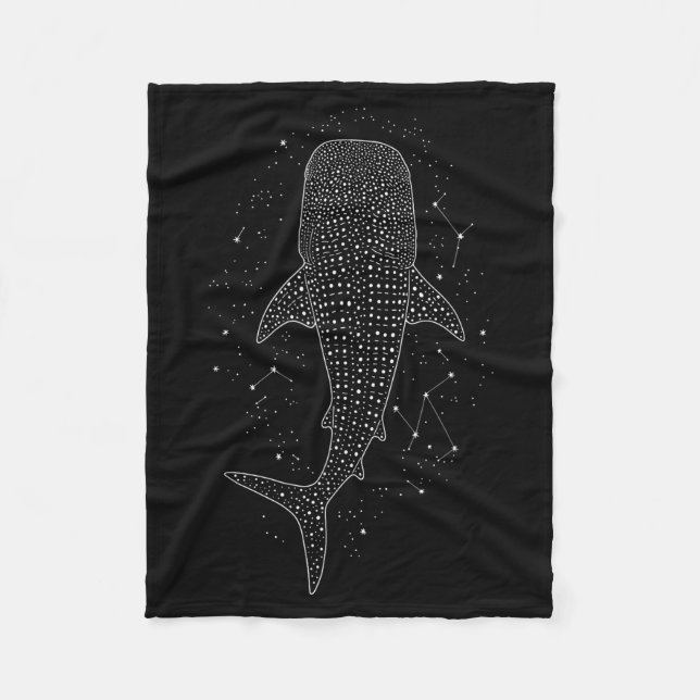 Whale Shark Constellation Marine Life For Animal L Fleecedecke (Vorderseite)