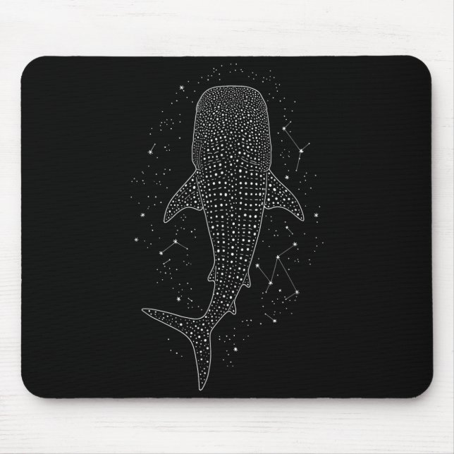 Whale Shark Constellation Marine Life For Animal L Mousepad (Vorne)