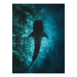 Whale Shark Depths – Ocean Wall Art Poster