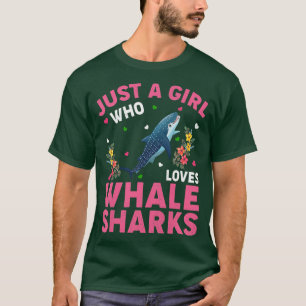 Whale Shark Fish Lover Nur ein Mädchen, das Lieben T-Shirt