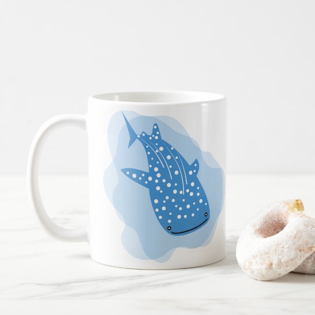 Whale shark kaffeetasse (Mit Donut)