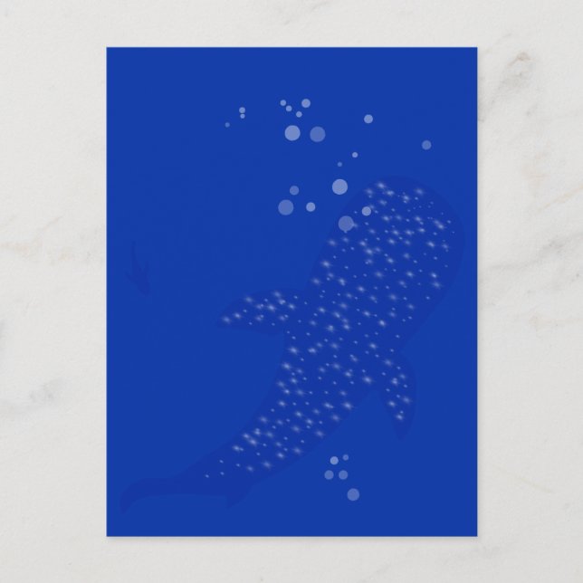 Whale Shark Postkarte (Vorderseite)