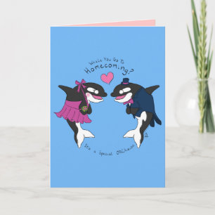 Whale Sie gehen zu Hause - Vorschlag Karte