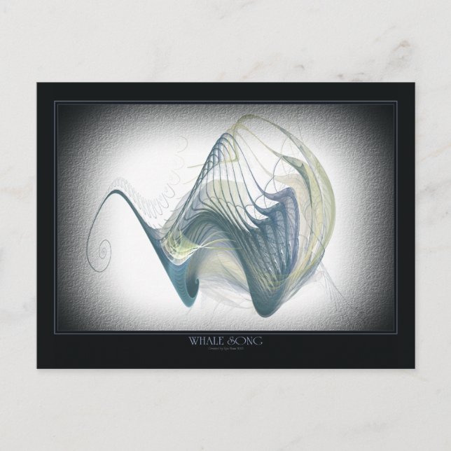 Whale Song Postcard Postkarte (Vorderseite)