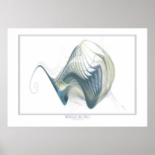 Whale Song Print Poster