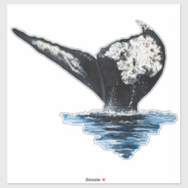 Whale Tail Aufkleber