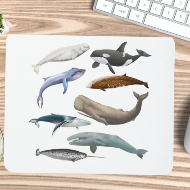 Whale Themed Mousepad (Von Creator hochgeladen)