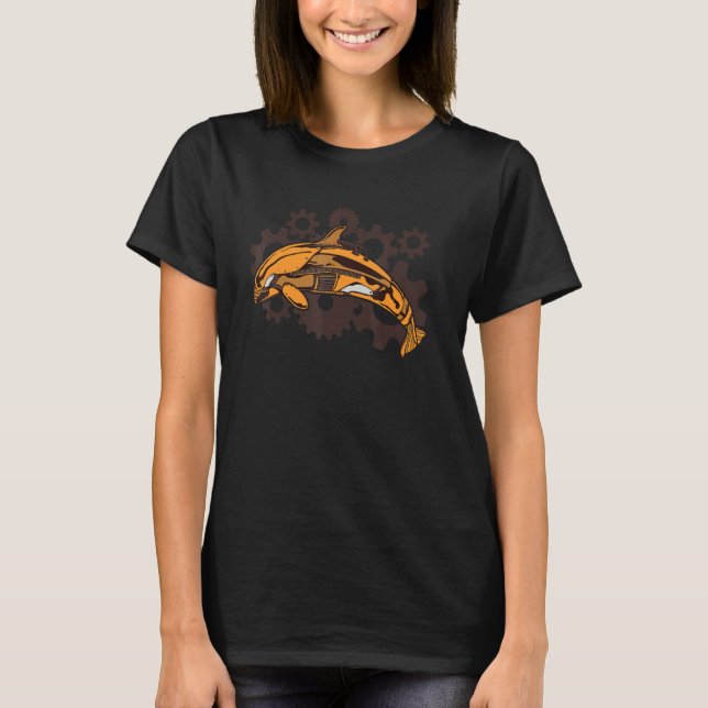 Whale underwater world ocean Orca 1 T-Shirt (Vorderseite)